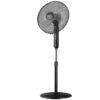 ventilador pie base redonda negro sogo SS-21210